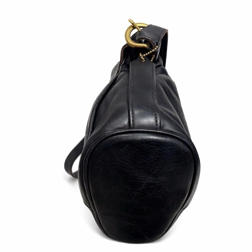 Coach Vintage Whitney Bag 4115 Black Leather Flap Crossbody 1990s USA - Picture 4 of 11